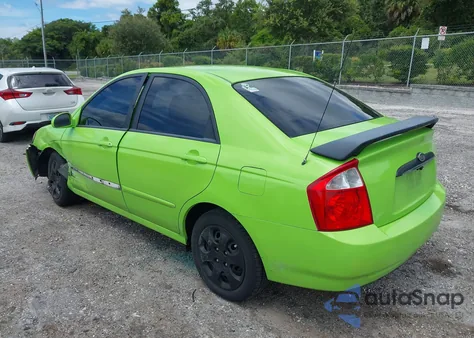 2005 Kia Spectra Ex/Lx/Sx z USA, uszkodzony, nr VIN KNAFE121955090182